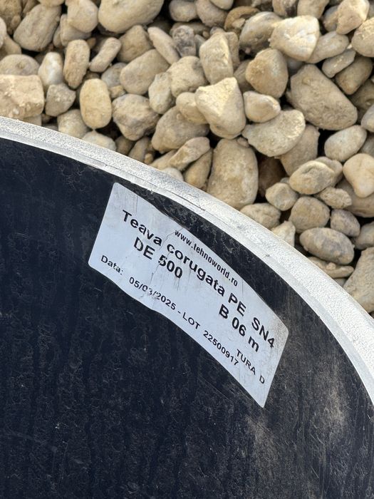 Tub 500 corugat  PBNSN4 6 mm