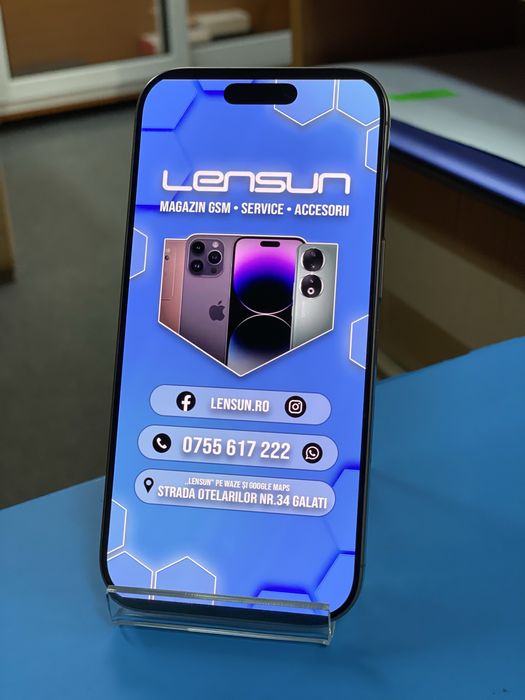 Apple iPhone 16 Pro 256GB, Garantie 12 luni | Lensun