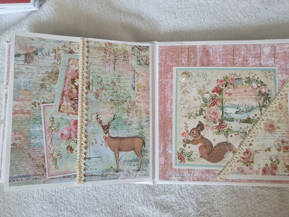 Album foto scrapbook "Pink Christmas"