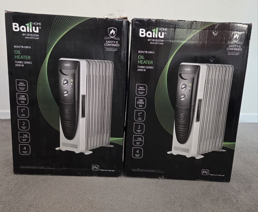 Обогреватель масляный новый