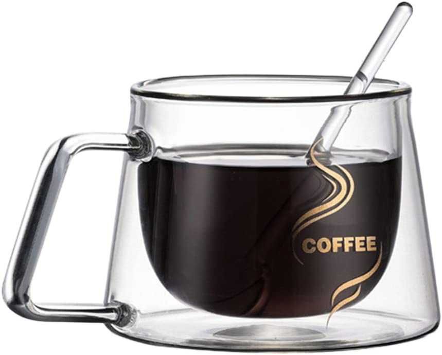 Термоустойчиви чаши с двойно дъно за кафе, чай, капучино 200 мл