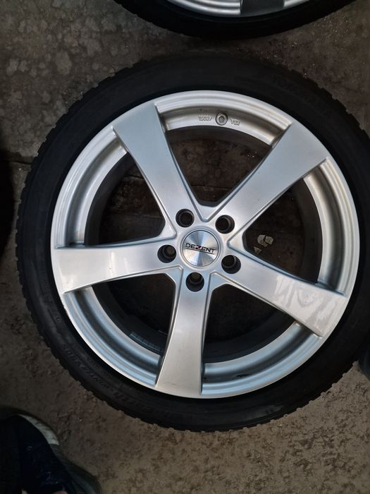 5x112 18 цола джанти Dezent VW/Audi/Mercedes със зимни гуми 225/45R18