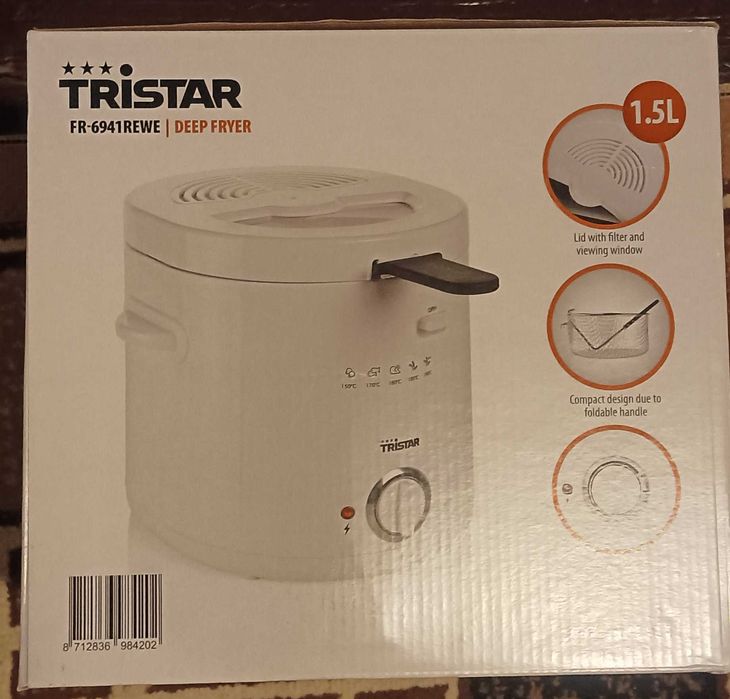 Фритюрник Tristar 1000 W, 1.5 L
