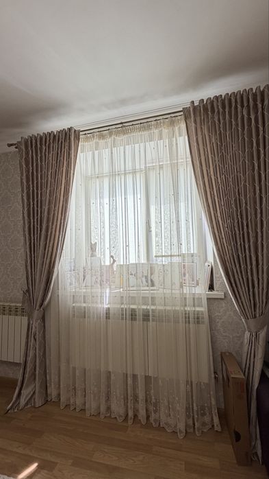 Продам шторы с тюлем – несколько комплектов