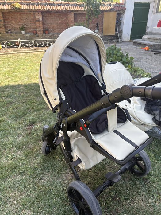 Детска количка Dada Paradiso MAX 500 Almond milk 3in1