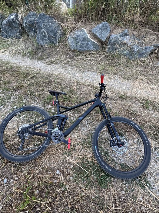 Bicicleta mtb full suspension cube stereo sl 140 carbon