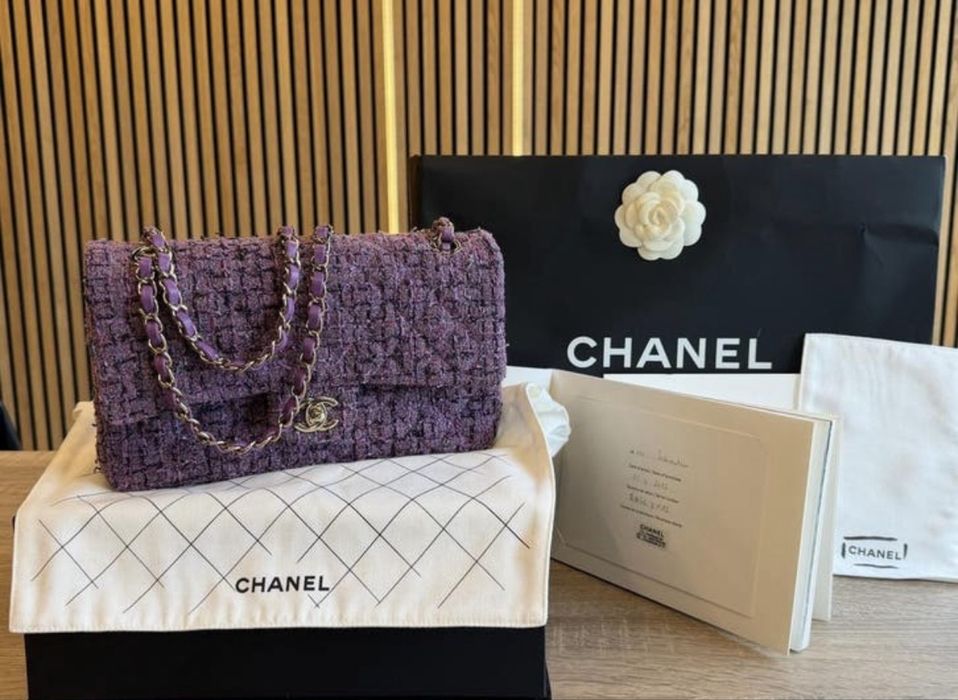 Chanel Tweed Flap Bag