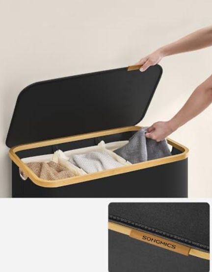 Кош за пране с 3 отделения - 150 литра