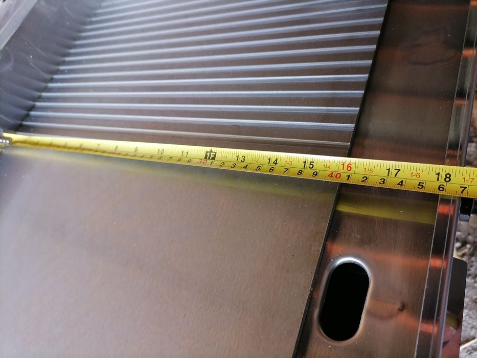 Газова скара гладка професионална оребрена плоча-дюнер обурудване