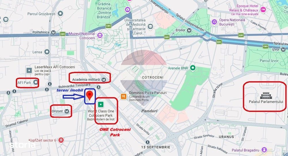 Casă individuala de vânzare curte | Metrou | Drumul Sarii Panduri