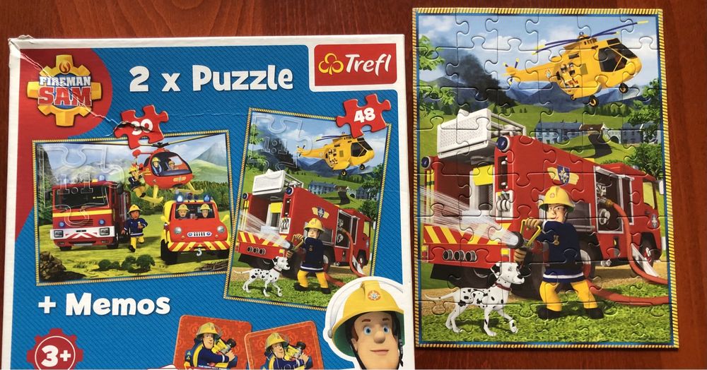 4 пъзела Ravensburger и Trefl 3+, 4+, 5+, наредени, много запазени