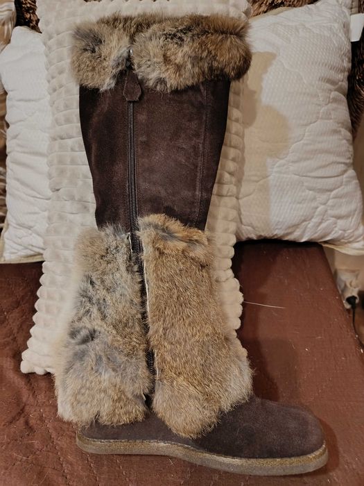 Кожени ботуши,колекция Дженифър Лопес