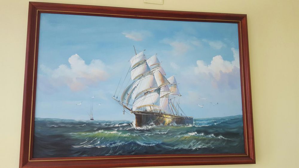 Картина на кораб