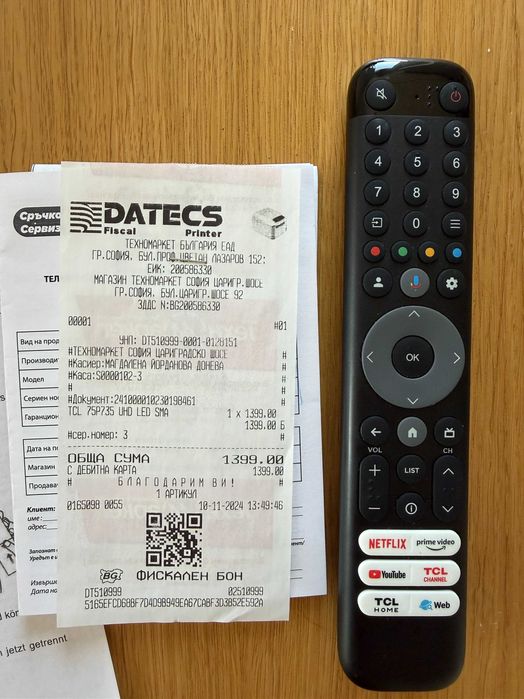 TCL 75 UHD Led Tv