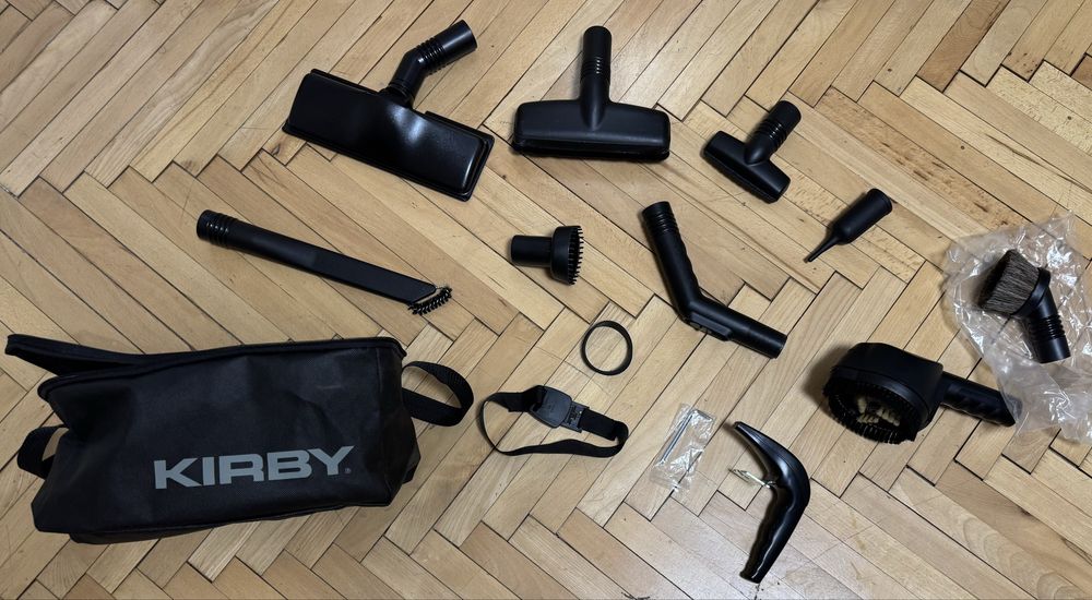 Kirby Platinum – почти нова, пълен комплект, пране на килими и дивани