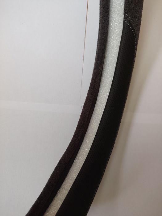 Husa volan din textil cu piele