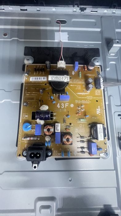 Плата блок питания ТВ LG 43