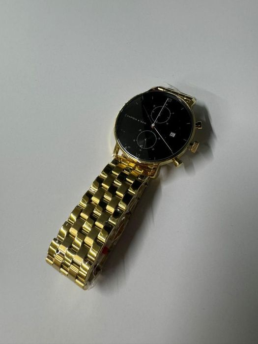Ceas Kapten&Son Chrono Gold Black Steel -N-