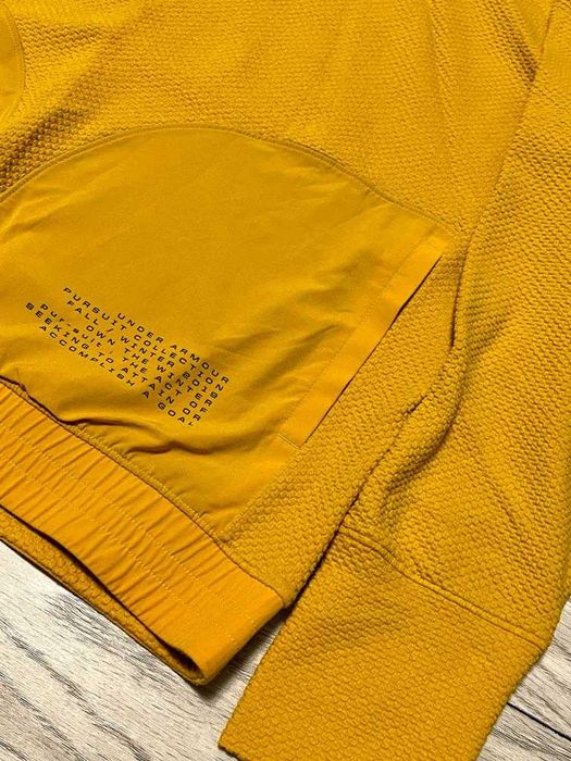 Hanorac galben/mustariu Under Armour, model pe spate, marimea XXL