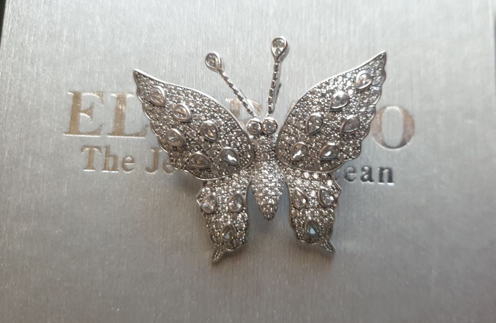 Брошка сребро 925