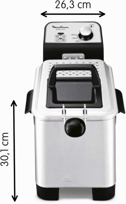 Фритюрник Moulinex Easy Pro 3L AM338070, 2 нива на готвене, 2300 W