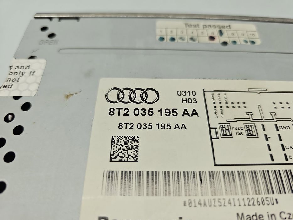 Radio CD AUDI A4 (8K2, B8) [Fabr 2008-2015] 8T2035195AA
