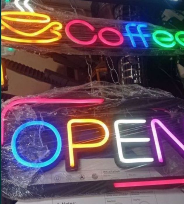 Tablichka tablo led ekran Neon