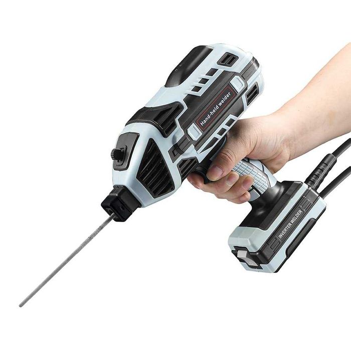 Инверторен Електрожен Пистолет 350A подарък 5 електрода, очила,маска