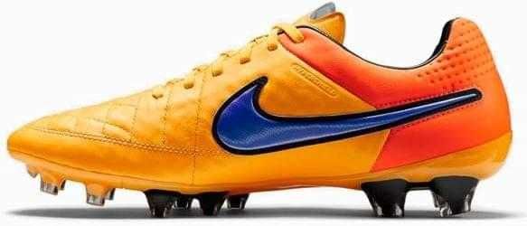 Футболни бутонки: Nike Tiempo Legend V FG - Laser Orange/ Violet