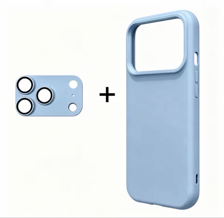 Iphone 17 PRO 17 PRO MAX 18 PRO 18 PRO MAX - Husa Liquid Case Interior Fin + Folie Camera