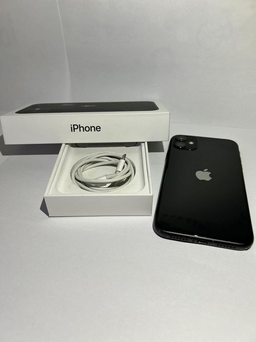 Айфон 11 черный 128/87%