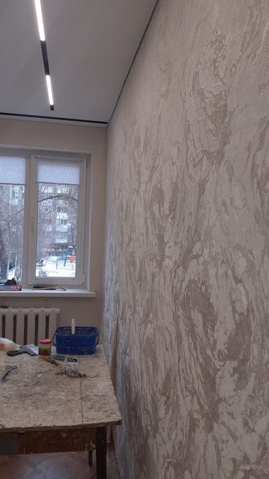 Поклейка обоев,стаж.