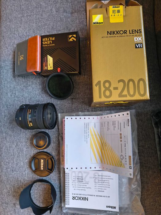 Obiectiv Nikon DX F-mount 18-200mm GII ED VR - NOU !!!