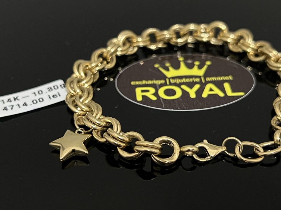 Bijuteria Royal CB: Bratara dama aur 14k 10,30gr