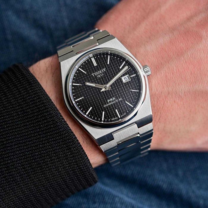 Tissot PRX 40mm Black/Steel Powermatic 80