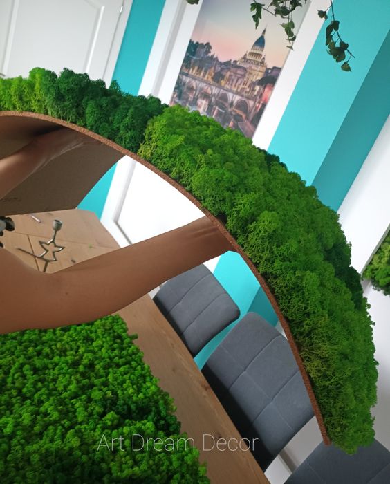 Изработване на пана и живи стени от Скандинавски мъх, жива стена декор