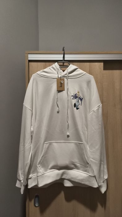 Hanorac stussy alb