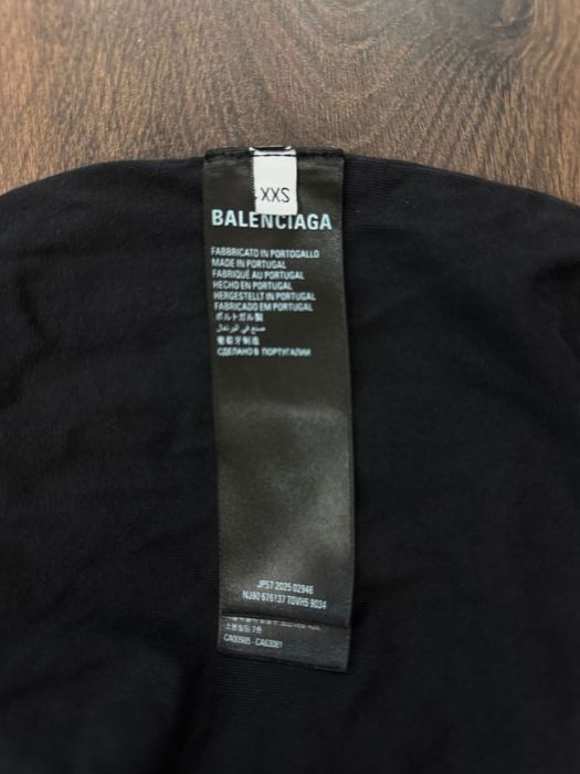 Balenciaga cotton Inside-out T-shirt