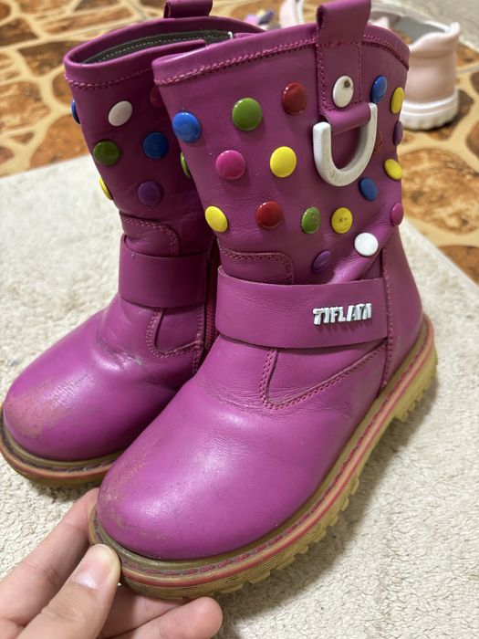 Сапоги детские  для девочек димезесон 27 размер