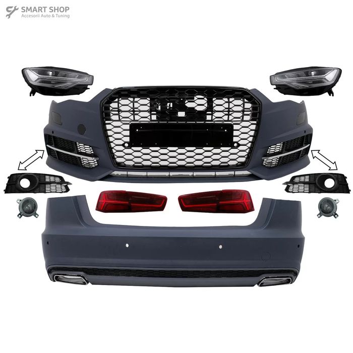 Pachet Exterior Complet Audi A6 C7 4G Limousine (2011-2018) Conversie