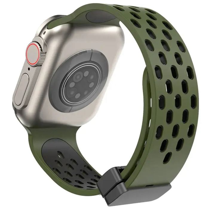 Curea HUSA Cablu Magnetica Air Silicon Compatibila Ceas Apple Watch