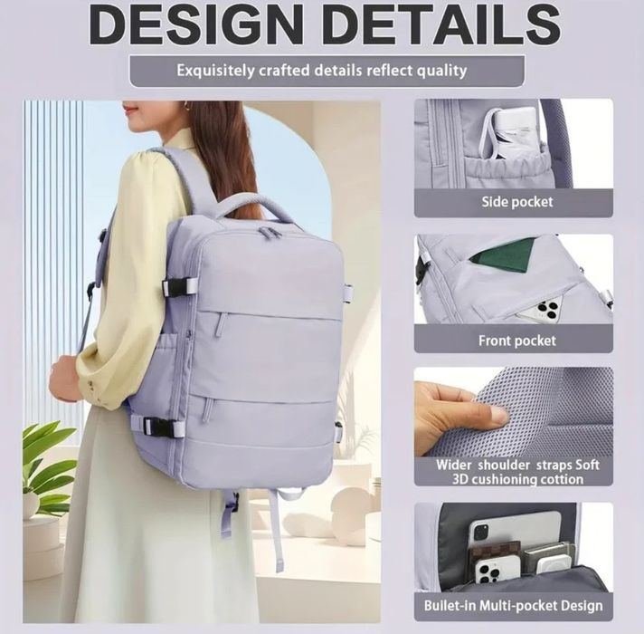 Вакум раница за самолетно пътуване