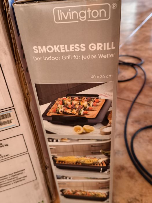 Electric  grill indoor fără fum pentru inauntru