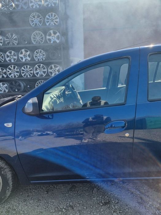 Usa Stanga Fata Dacia Sandero 2 2012 - 2016 Hatchback 4 Usi Bleu Cosmos TERPR (1472)