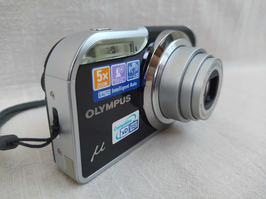 Фотоапарат Olympus MJU-5000 (Midnight Black) – пълен комплект