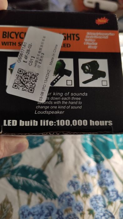 Фар и стопове за колело