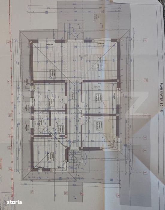 Teren de vanzare in Santandrei cu fundatie turnata si autorizatie vala