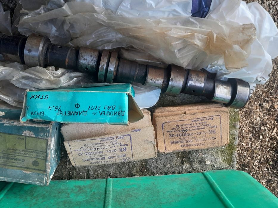 Бутала,лагери основни биели,разпределителен вал за жигула