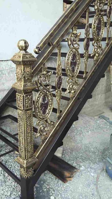 Перилла  ограждение. Рещотки перила в стиле hi-tech.