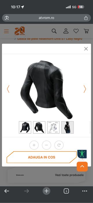 Geaca moto RebelHorn Diva ST Lady